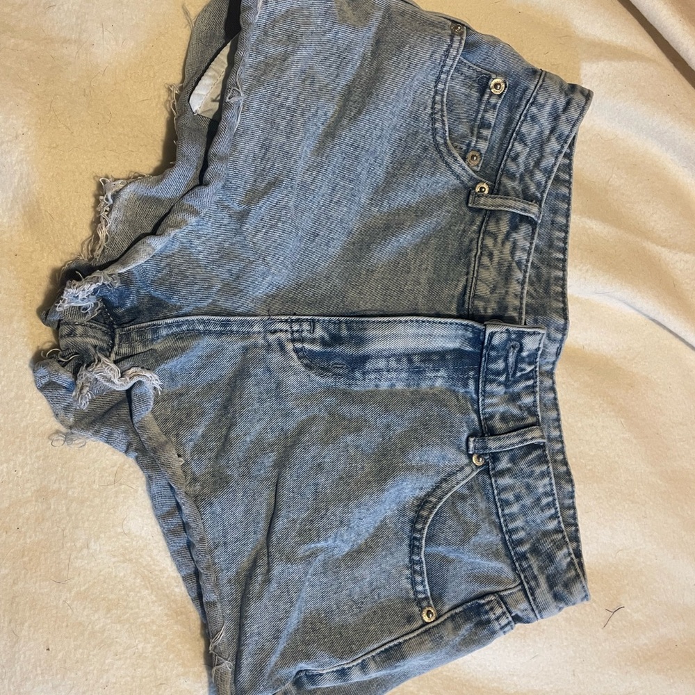 Carbon Light Blue Jean Shorts